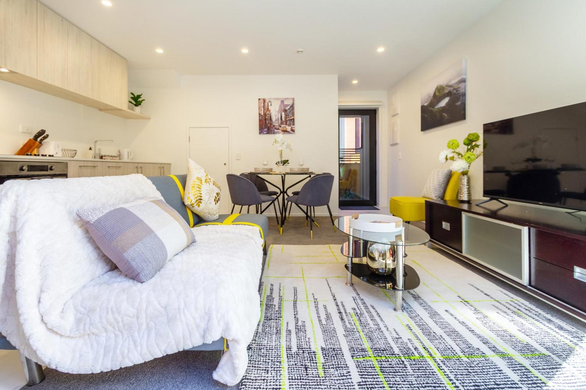 Central Escape On Cashel Street 2 Bed 2 Bath ไครสต์เชิร์ช ภายนอก รูปภาพ
